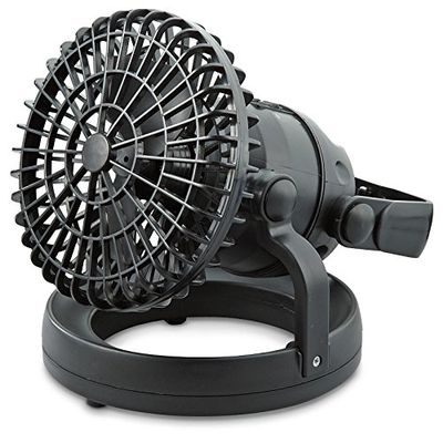 2-in-1 Tent Fan with LED and Emergency Light