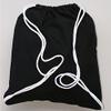 (10 Pack-Bulk Discount Price!) 100% Cotton Sport Drawstring Bag Medium Size,14"W x 18",Bright Colors Available (BLACK) view 1