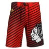 FOCO Chicago Blackhawks Stripes Poly Boardshort view 1