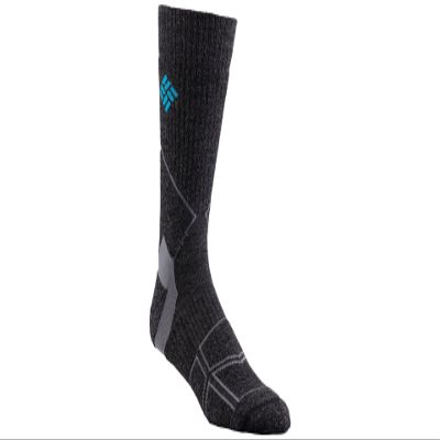 Columbia Hiking Medium-Weight Merino Crew, 1 Pair, Gray, Large