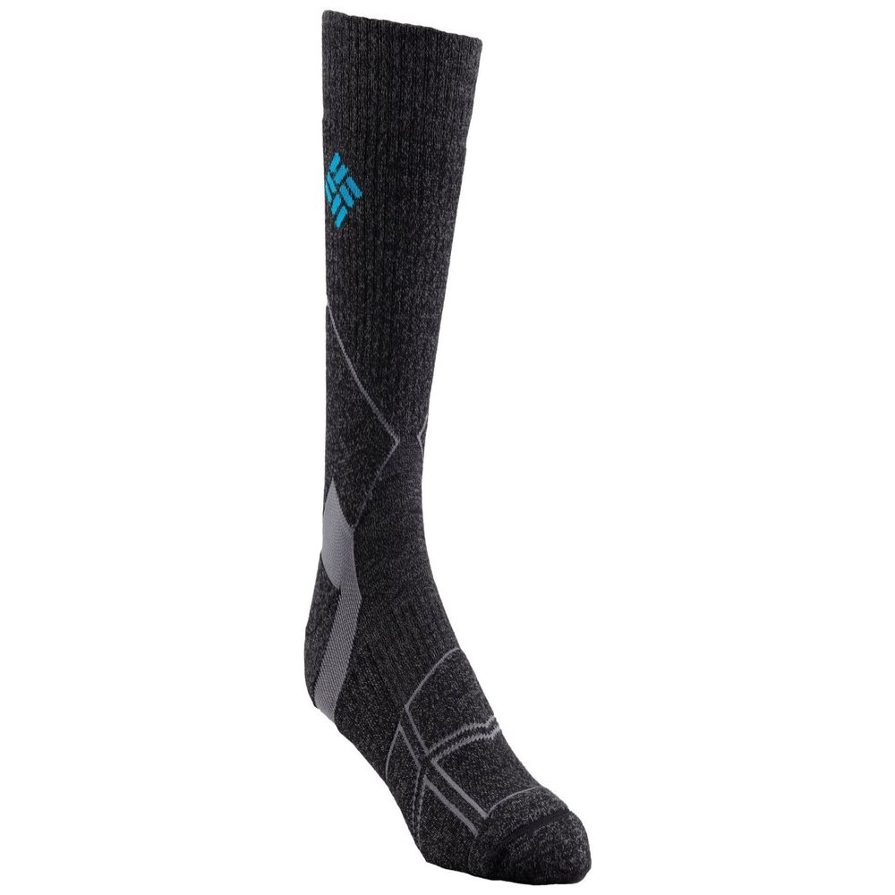 Columbia Hiking Medium-Weight Merino Crew, 1 Pair, Gray, Large