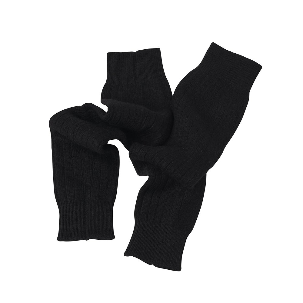 Cashmere Boutique Long Leg Warmers for Women and Girls  Perfect for Any Occasion, Stylish, Fancy, Super Warm & Comfy Winter Leg Warmer Socks - Black, One Size