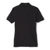 French Toast Girls' Picot Collar Polo Short Sleeve Shirt (Kids Standard & Plus Size), Black, 18-20 view 2