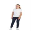 French Toast Girls' Picot Collar Polo Short Sleeve Shirt (Kids Standard & Plus Size), Yellow, 14-16 view 3