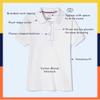 French Toast Girls' Picot Collar Polo Short Sleeve Shirt (Kids Standard & Plus Size), Yellow, 14-16 view 4