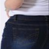 chouyatou Women's Casual Short Denim Skirt (X-Large, Dblue) view 4