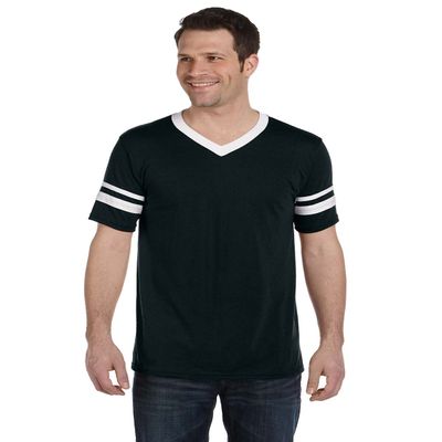 Augusta Sportswear - Adult Striped Sleeve Jersey, Black/White, Large