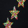 Ice Fire Polartec Fleece Spiral Stars Jacket (Neon Mix, Child Large) view 3