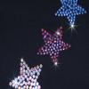 Ice Fire Polartec Fleece Spiral Stars Jacket (Blue/Red/White, Child Large) view 3