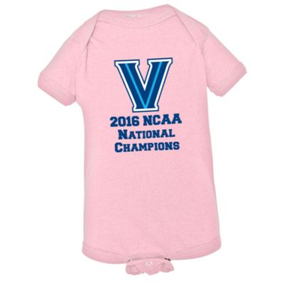 Baby Villanova Basketball Champions 2016 1-Piece Pink (6M)