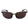 "Lovin Maui" Sport Wrap Polarized Sunglasses for Men and Women - Hard Case Included (Tortoise) view 2
