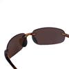 "Lovin Maui" Sport Wrap Polarized Sunglasses for Men and Women - Hard Case Included (Tortoise) view 4