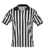 Mato & Hash Mens Referee Shirts/Umpire Jersey with Collar for Officiating and Costumes Black/White view 3