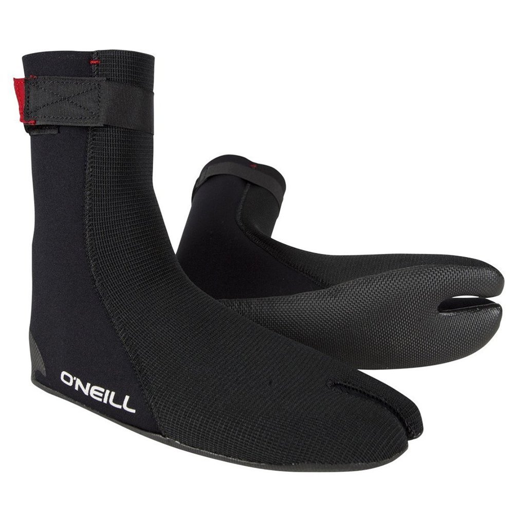 O'Neill Wetsuits Men's Heat Ninja 3mm St Booties Wetsuit Accessories, Black, 9 US