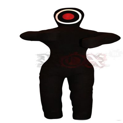 ROX Fit Grappling Dummy Realistic Straight style Brazilian JiuJitsu Training Bag 3 ft, 4 ft, 5 ft,6ft (Unfilled) (6 Foot, Black)