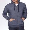 Next Level Adult Denim Fleece Full-Zip Hoody XS MIDNIGHT NAVY view 2
