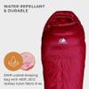 Hyke & Byke Shavano 32 F Hiking & Backpacking Sleeping Bag - 3 Season, 650FP Duck Down Sleeping Bag - Ultralight - Maroon - 87in - Long view 3