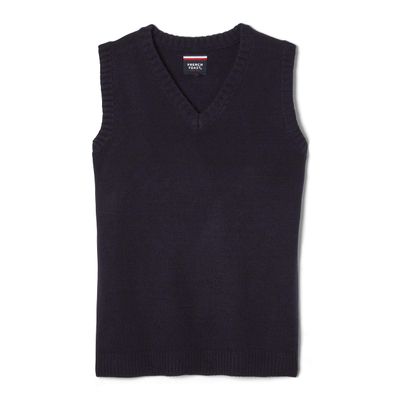 French Toast Boys' V-Neck Sweater Vest, Navy, 2T