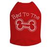 Bad to The Bone - Dog Shirt, S Red view 1