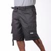 Pro Club Men's Cotton Twill Cargo Shorts with Belt, 64", Charcoal view 2