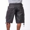 Pro Club Men's Cotton Twill Cargo Shorts with Belt, 64", Charcoal view 3