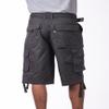 Pro Club Men's Cotton Twill Cargo Shorts with Belt, 64", Charcoal view 4