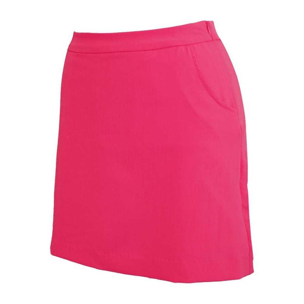 Monterey Club Women's Lightweight Elite Golf Skort #4804 (Raspberry, Small)
