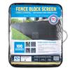 FenceScreen Fence Privacy Screen - Extreme 98% Blockage Temporary Windscreen Fence Cover (4ft x 50ft, Black) view 1