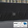 FenceScreen Fence Privacy Screen - Extreme 98% Blockage Temporary Windscreen Fence Cover (4ft x 50ft, Black) view 3