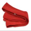 Moda Di Raza - Mens Casual Solid Color Waffle Knit Woven Square End Neck Tie - 2.25" - Red view 3