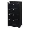 Datum Argos Pistol Safe, 4 Tier, 12"W x 8"D x 23"H, 8 Pistol Cap. Hasp Lock, Sand view 1