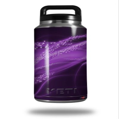 WraptorSkinz Skin Decal Wrap for Yeti Rambler Bottle 36oz Mystic Vortex Purple (YETI NOT Included)