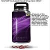 WraptorSkinz Skin Decal Wrap for Yeti Rambler Bottle 36oz Mystic Vortex Purple (YETI NOT Included) view 2