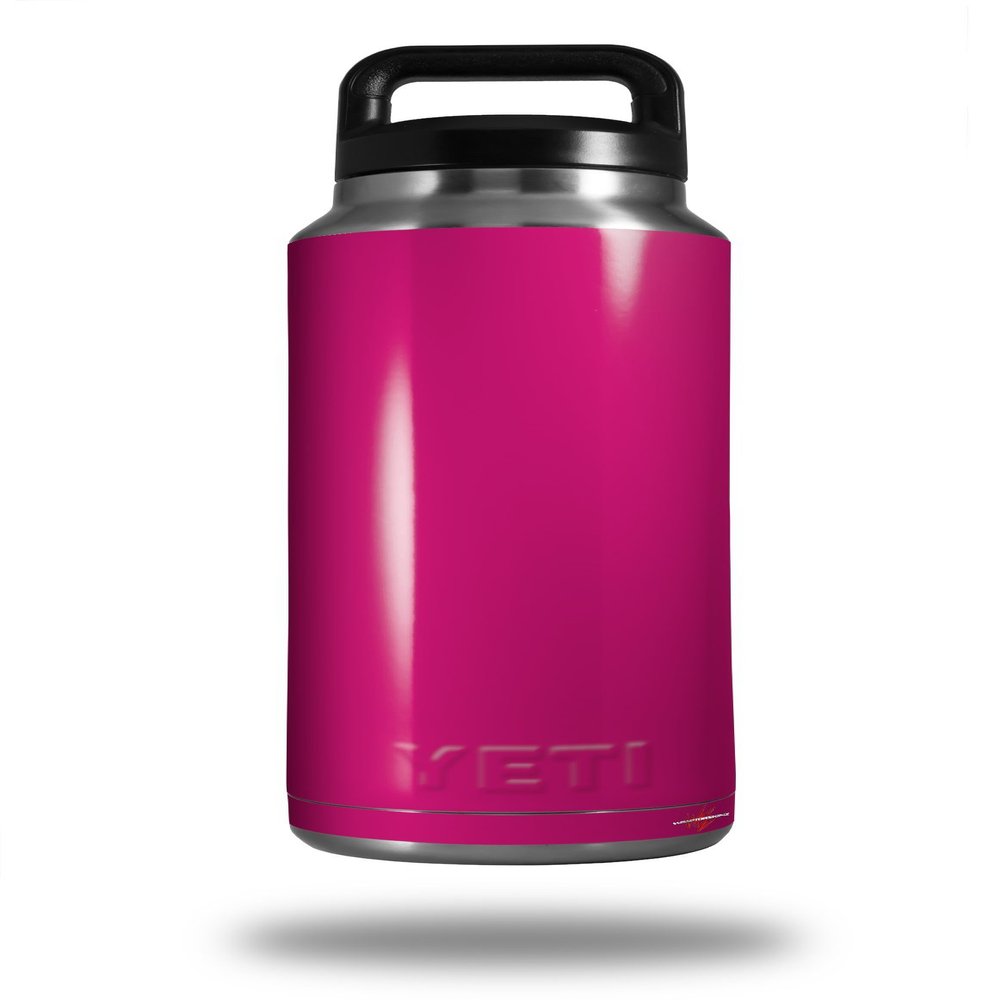WraptorSkinz Skin Decal Wrap for Yeti Rambler Bottle 36oz Solids Collection Fushia (YETI NOT Included)