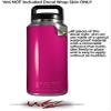 WraptorSkinz Skin Decal Wrap for Yeti Rambler Bottle 36oz Solids Collection Fushia (YETI NOT Included) view 2