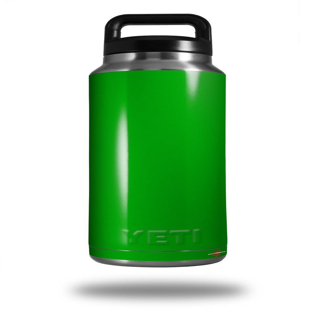 WraptorSkinz Skin Decal Wrap for Yeti Rambler Bottle 36oz Solids Collection Green (YETI NOT Included)