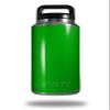 WraptorSkinz Skin Decal Wrap for Yeti Rambler Bottle 36oz Solids Collection Green (YETI NOT Included) view 1