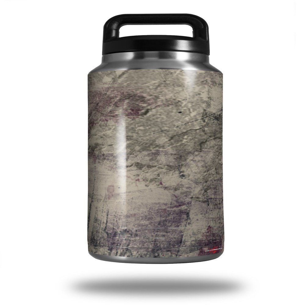 WraptorSkinz Skin Decal Wrap for Yeti Rambler Bottle 36oz Pastel Abstract Gray and Purple (YETI NOT Included)