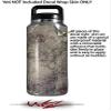 WraptorSkinz Skin Decal Wrap for Yeti Rambler Bottle 36oz Pastel Abstract Gray and Purple (YETI NOT Included) view 2