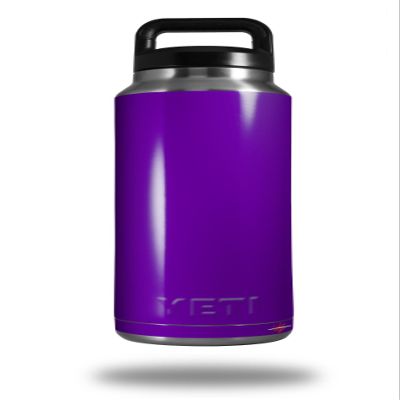 WraptorSkinz Skin Decal Wrap for Yeti Rambler Bottle 36oz Solids Collection Purple (YETI NOT Included)