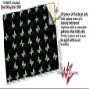 WraptorSkinz Skin Decal Wrap for Yeti Rambler Bottle 36oz Pastel Butterflies Green on Black (YETI NOT Included) view 3