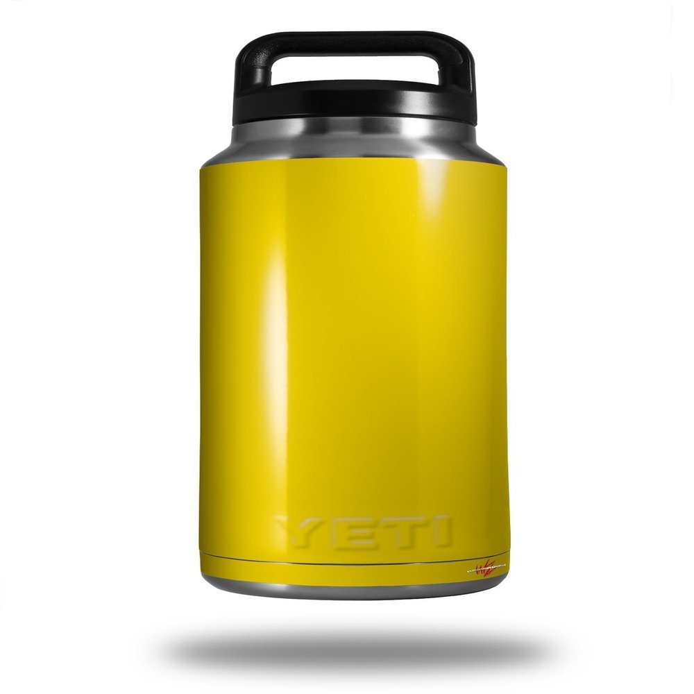WraptorSkinz Skin Decal Wrap for Yeti Rambler Bottle 36oz Solids Collection Yellow (YETI NOT Included)