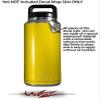 WraptorSkinz Skin Decal Wrap for Yeti Rambler Bottle 36oz Solids Collection Yellow (YETI NOT Included) view 2