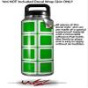 WraptorSkinz Skin Decal Wrap for Yeti Rambler Bottle 36oz Squared Green (YETI NOT Included) view 2