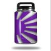 WraptorSkinz Skin Decal Wrap for Yeti Rambler Bottle 36oz Rising Sun Japanese Flag Purple (YETI NOT Included) view 1