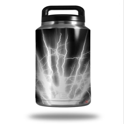 WraptorSkinz Skin Decal Wrap for Yeti Rambler Bottle 36oz Lightning White (YETI NOT Included)