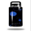 WraptorSkinz Skin Decal Wrap for Yeti Rambler Bottle 36oz Lots of Dots Blue on Black (YETI NOT Included) view 1