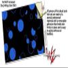 WraptorSkinz Skin Decal Wrap for Yeti Rambler Bottle 36oz Lots of Dots Blue on Black (YETI NOT Included) view 3