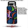WraptorSkinz Skin Decal Wrap for Yeti Rambler Bottle 36oz Crazy Dots 02 (YETI NOT Included) view 2