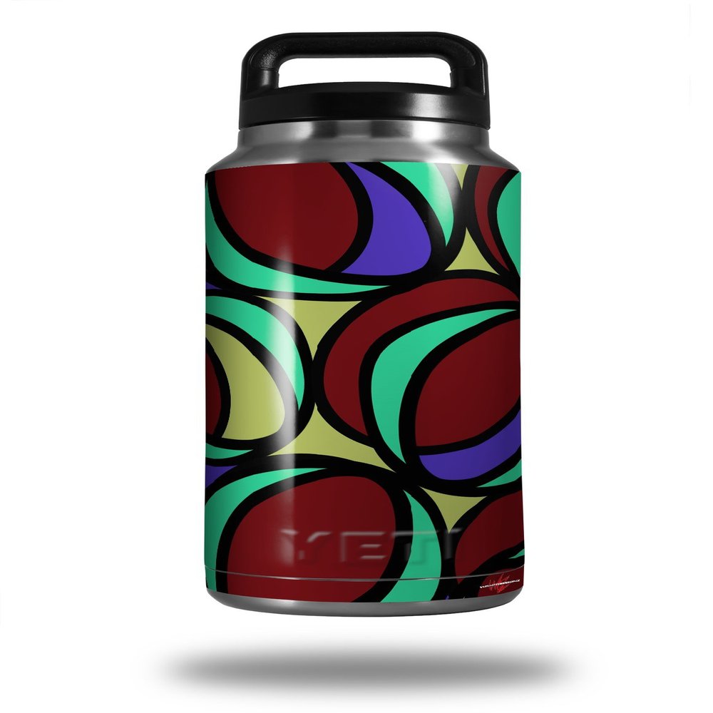WraptorSkinz Skin Decal Wrap for Yeti Rambler Bottle 36oz Crazy Dots 04 (YETI NOT Included)
